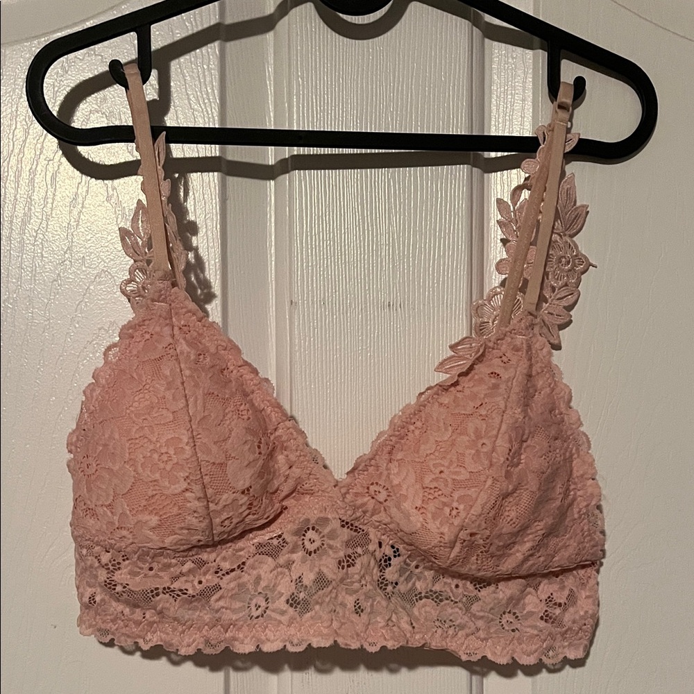 Lace Bralette - Blush Pink
